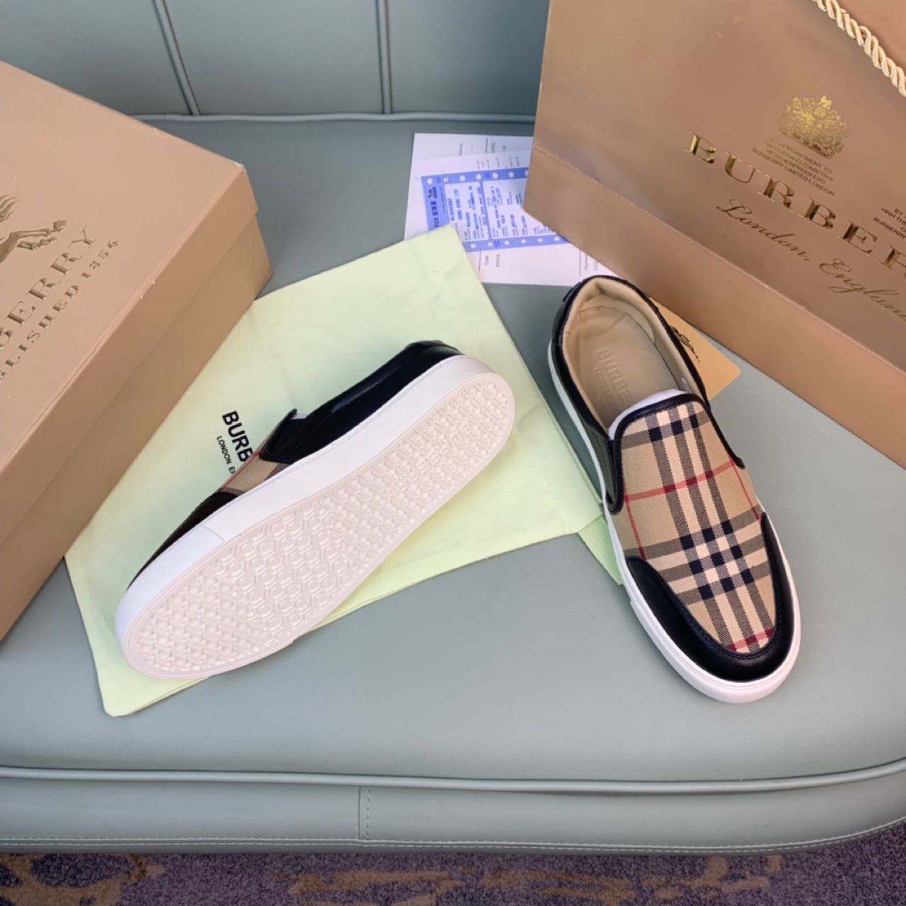 Burberry Vintage Check Loafers   - DopestKickz