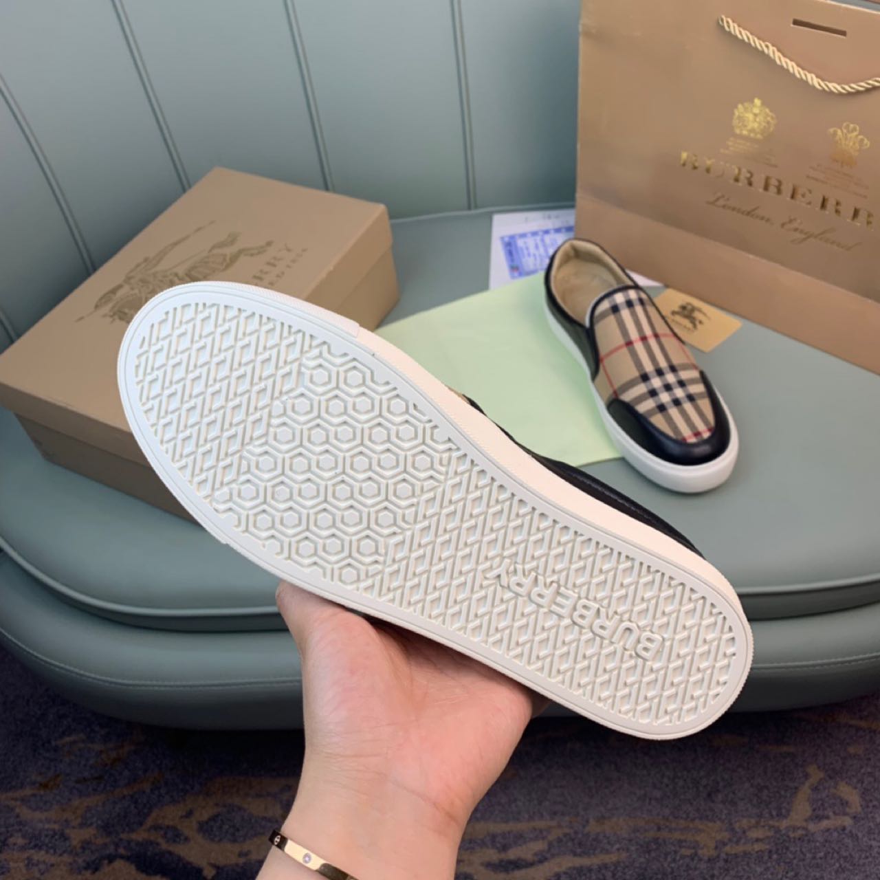 Burberry Vintage Check Loafers   - DopestKickz