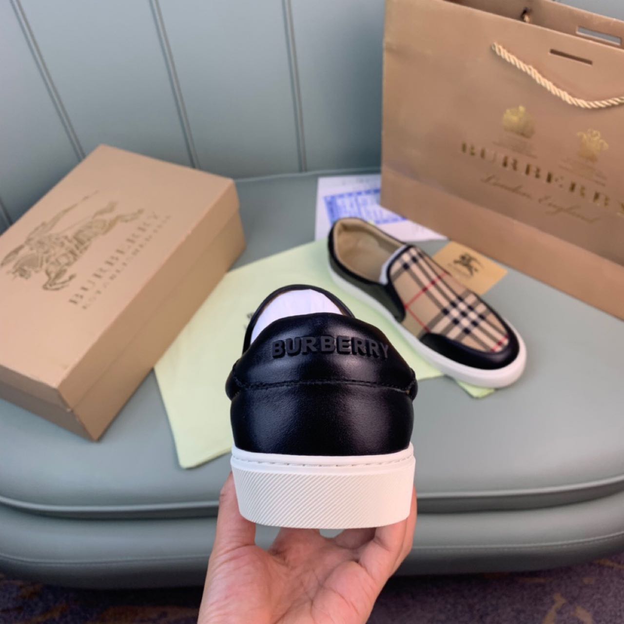 Burberry Vintage Check Loafers   - DopestKickz