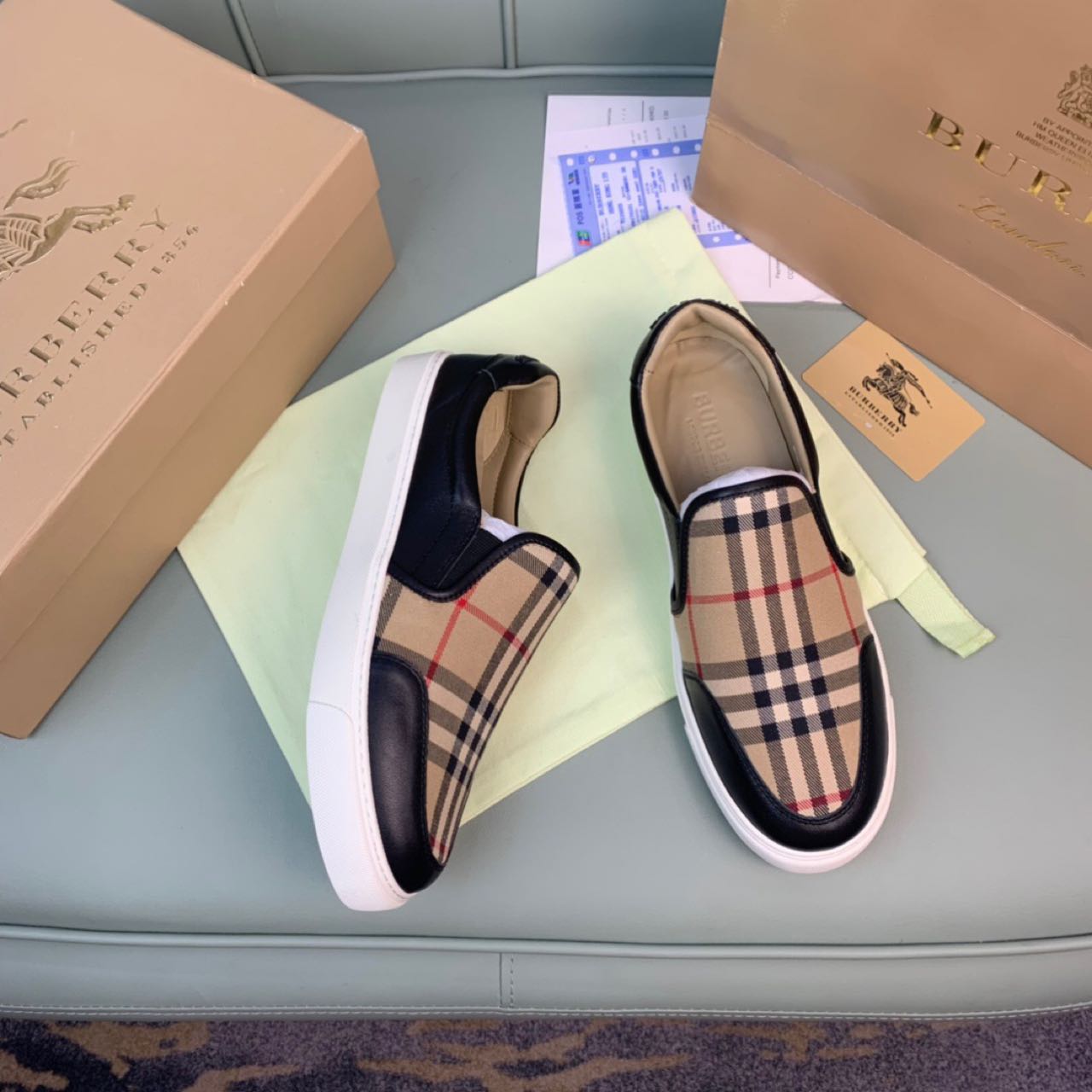Burberry Vintage Check Loafers   - DopestKickz