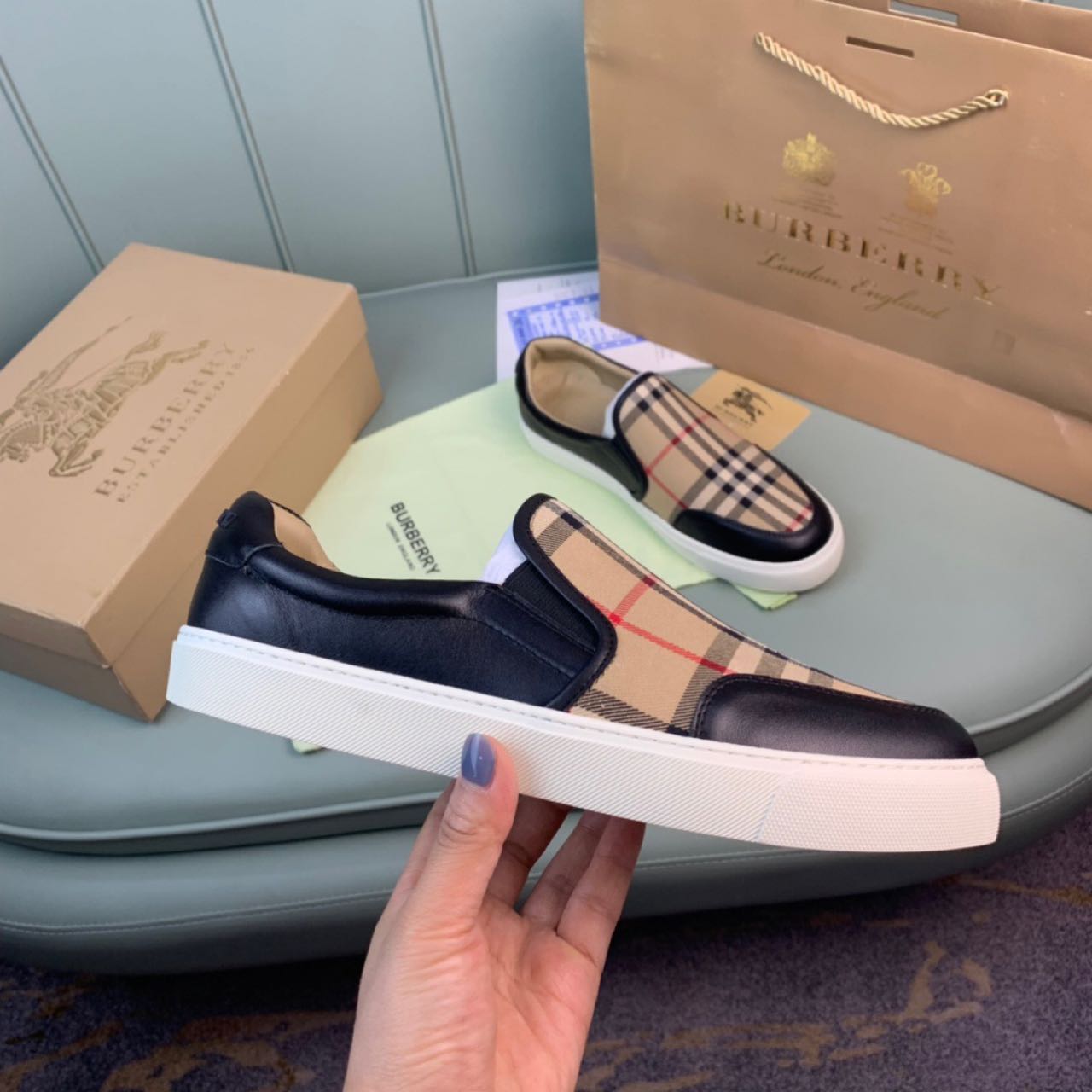 Burberry Vintage Check Loafers   - DopestKickz