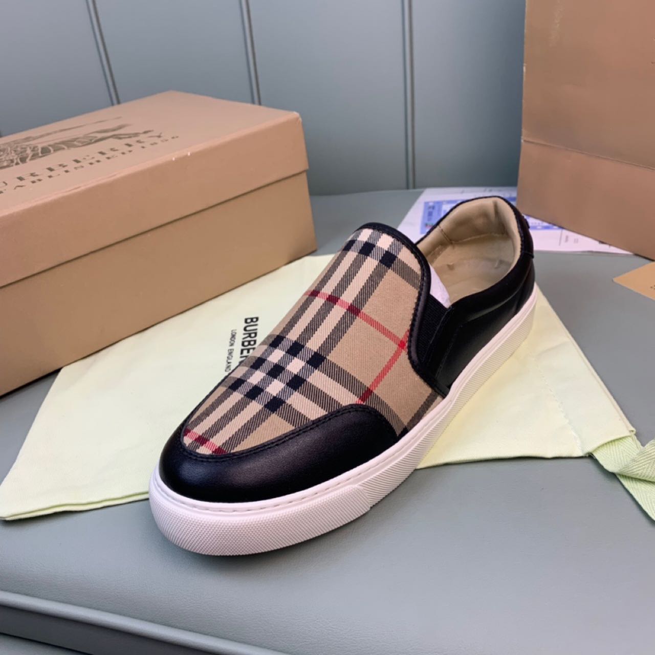 Burberry Vintage Check Loafers   - DopestKickz