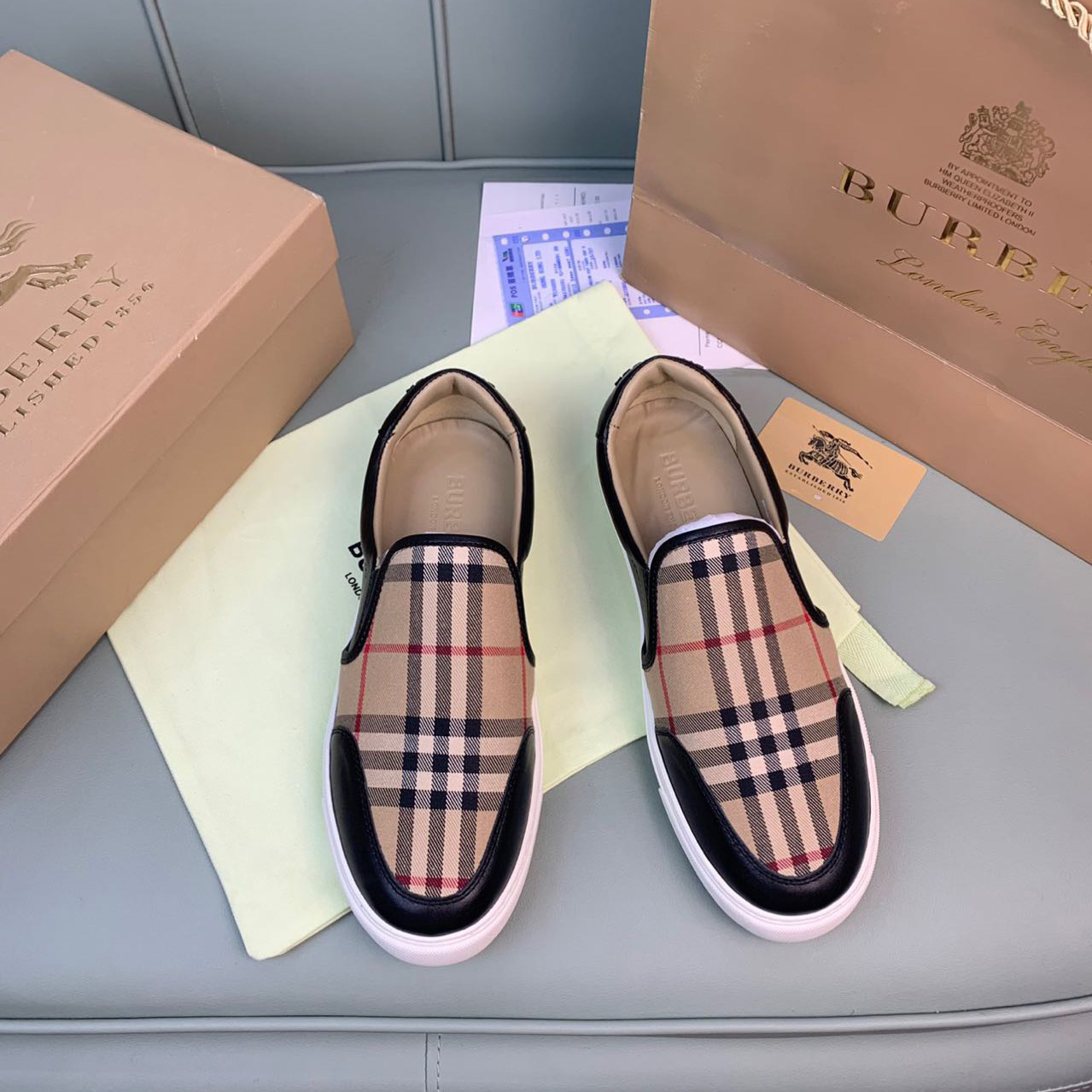 Burberry Vintage Check Loafers   - DopestKickz