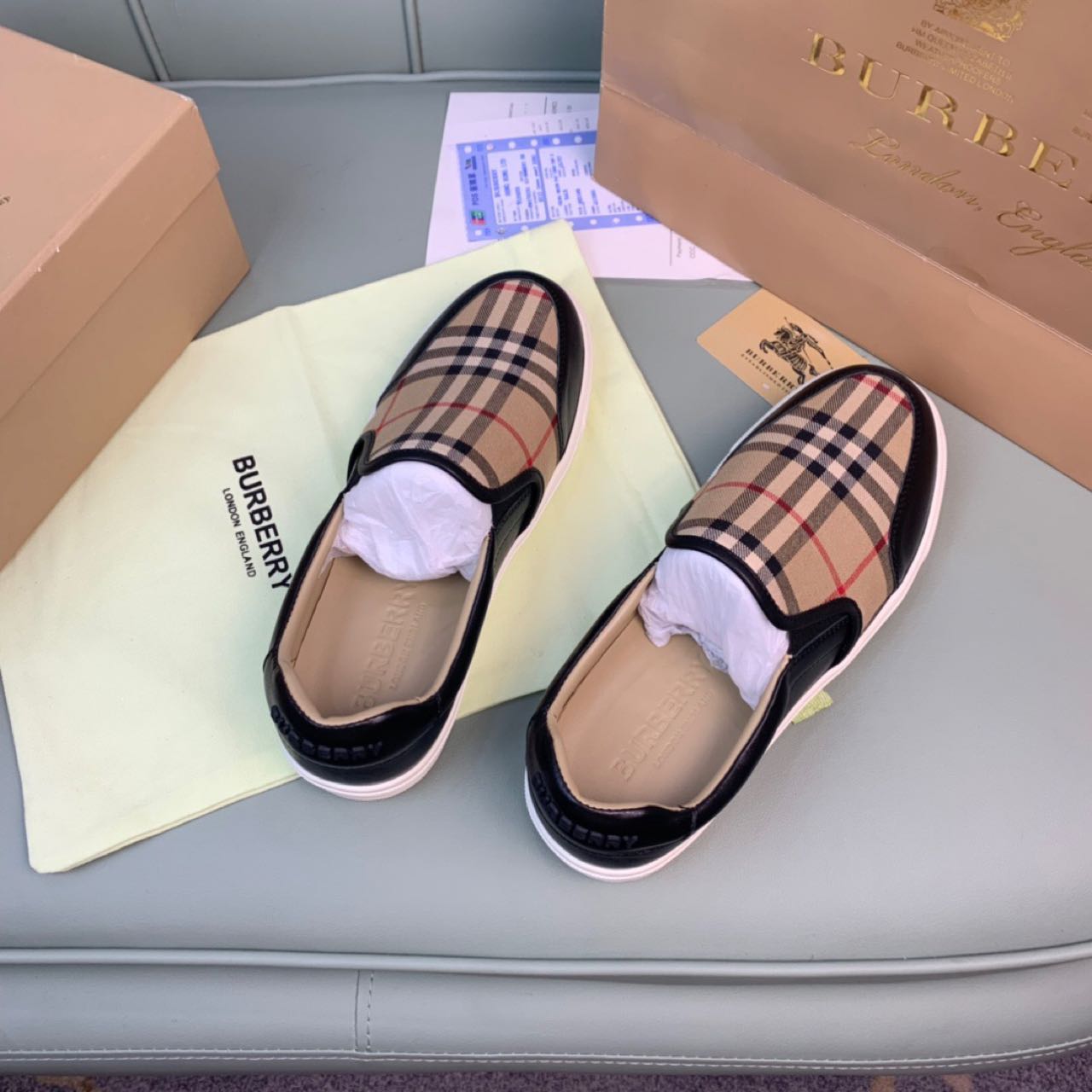 Burberry Vintage Check Loafers   - DopestKickz