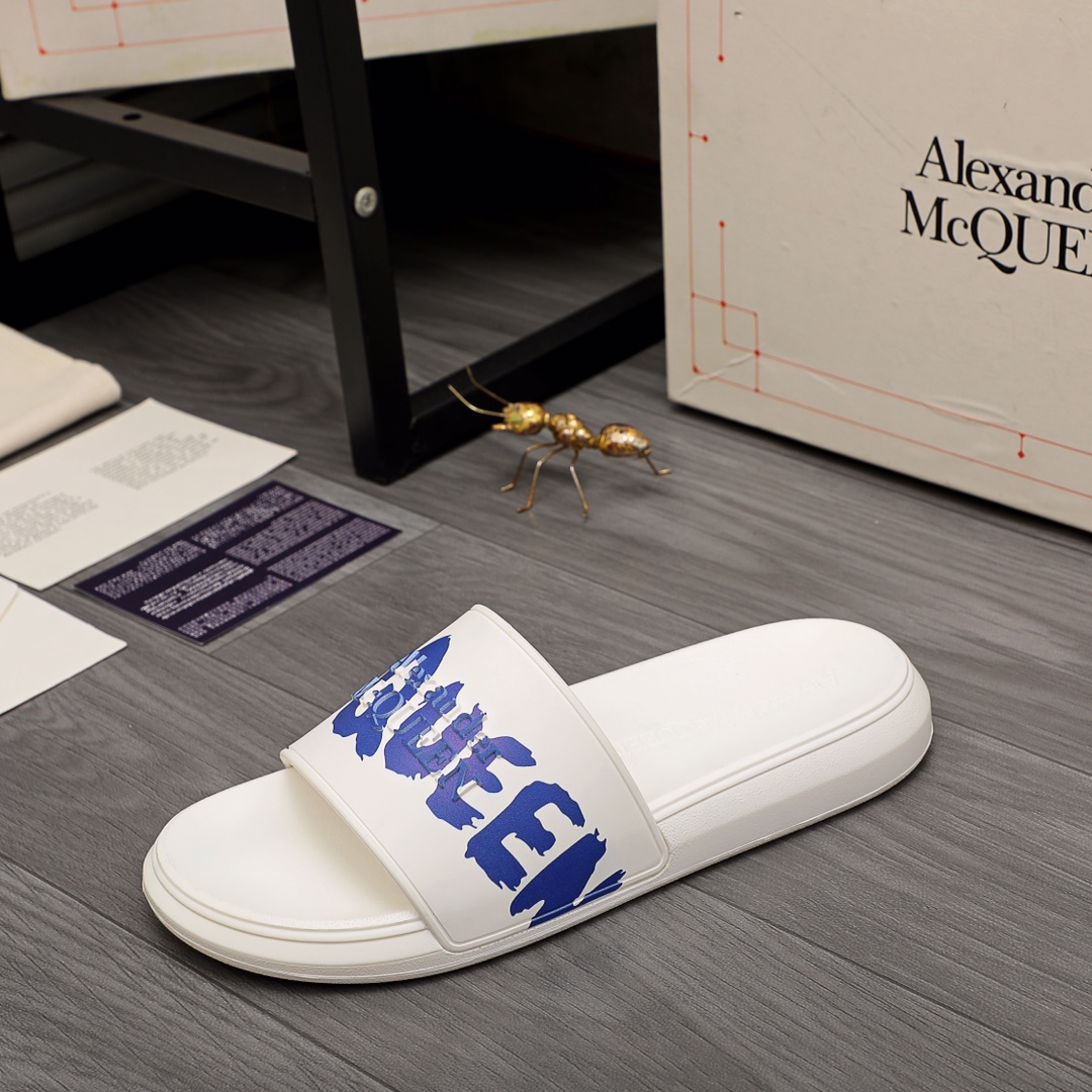 Alexander Mqueen Logo Slipper - DopestKickz