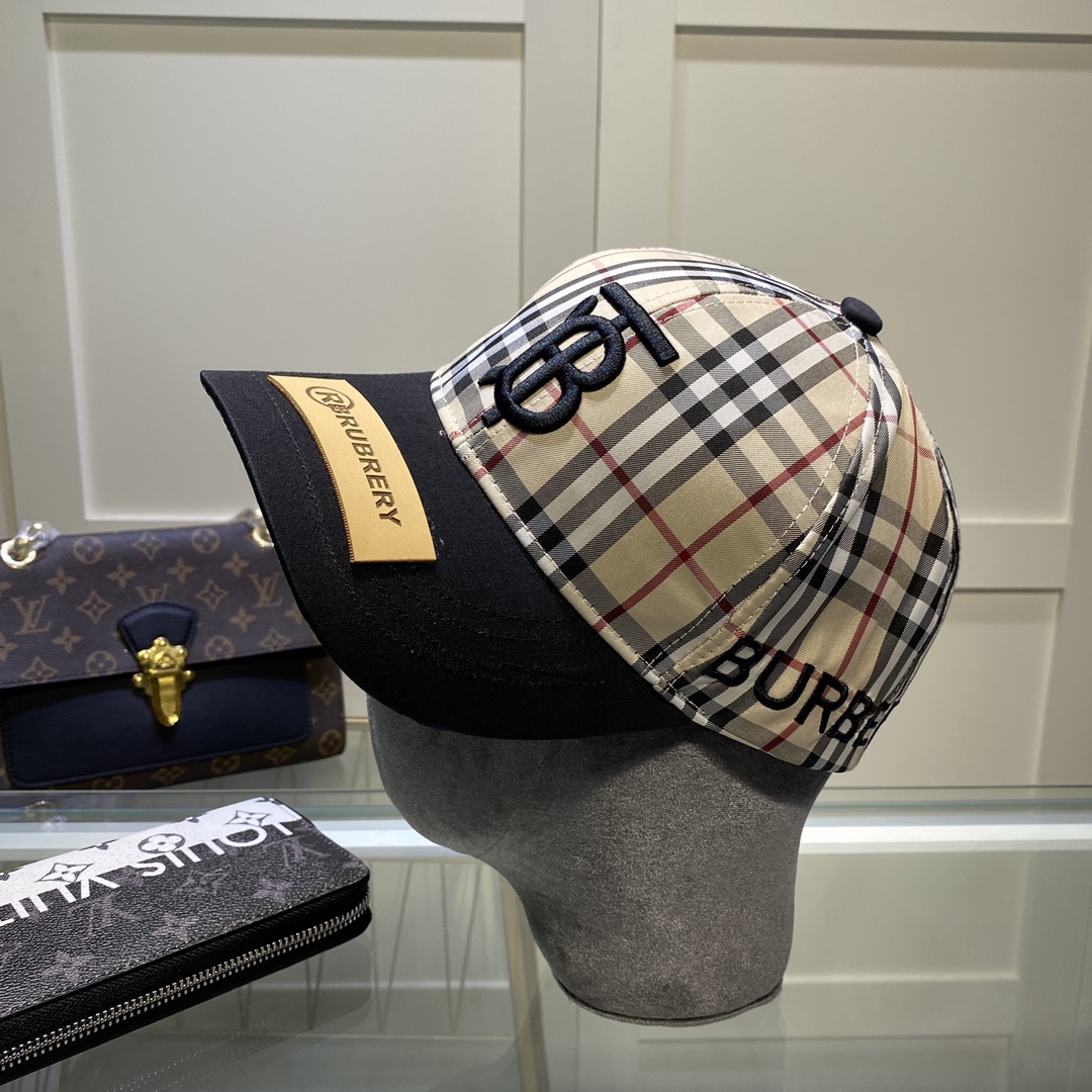 Burberry Monogram Motif Icon Stripe Baseball Cap - DopestKickz