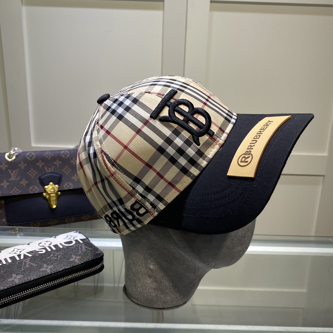 Burberry Monogram Motif Icon Stripe Baseball Cap - DopestKickz