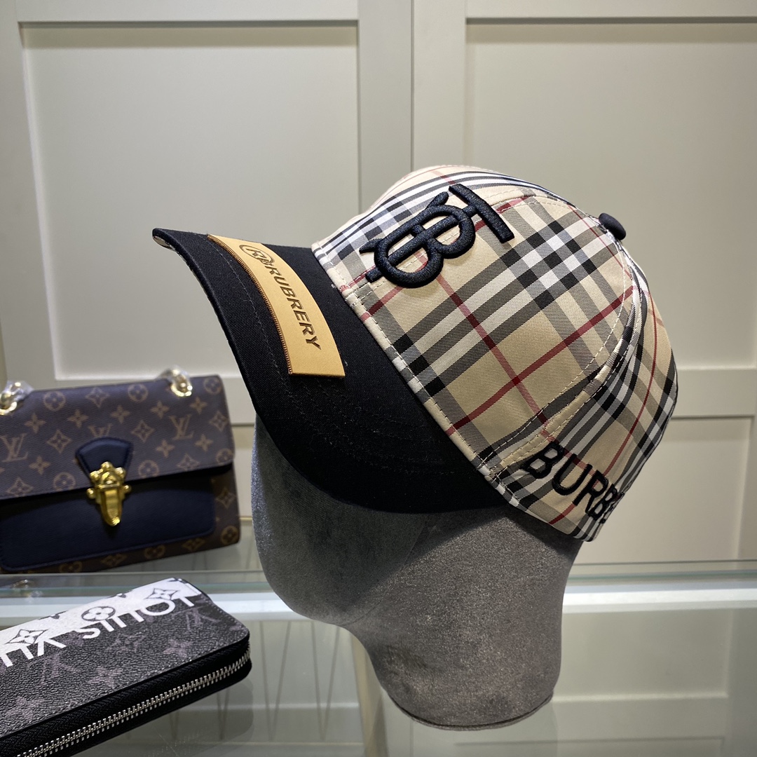 Burberry Monogram Motif Icon Stripe Baseball Cap - DopestKickz