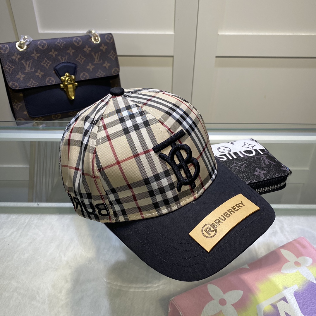Burberry Monogram Motif Icon Stripe Baseball Cap - DopestKickz