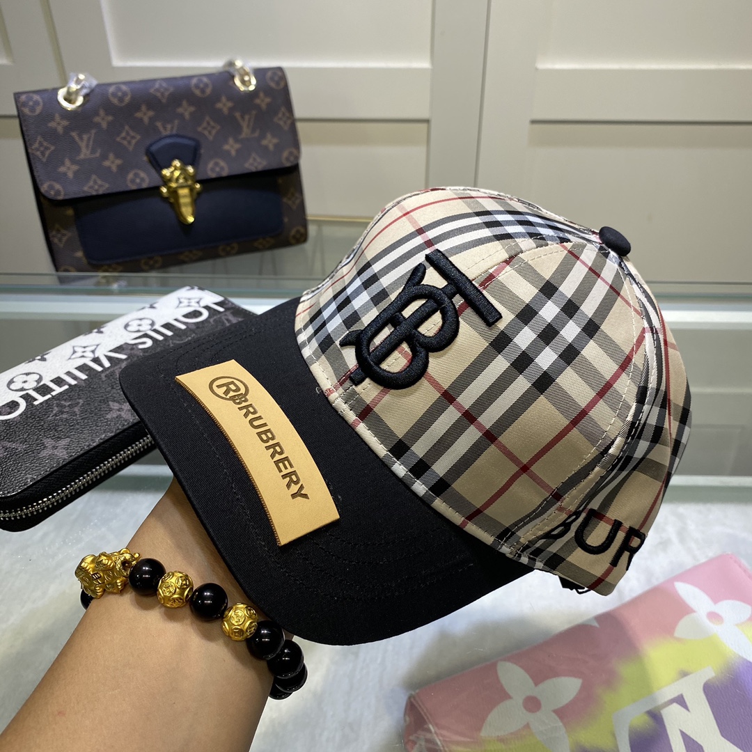Burberry Monogram Motif Icon Stripe Baseball Cap - DopestKickz