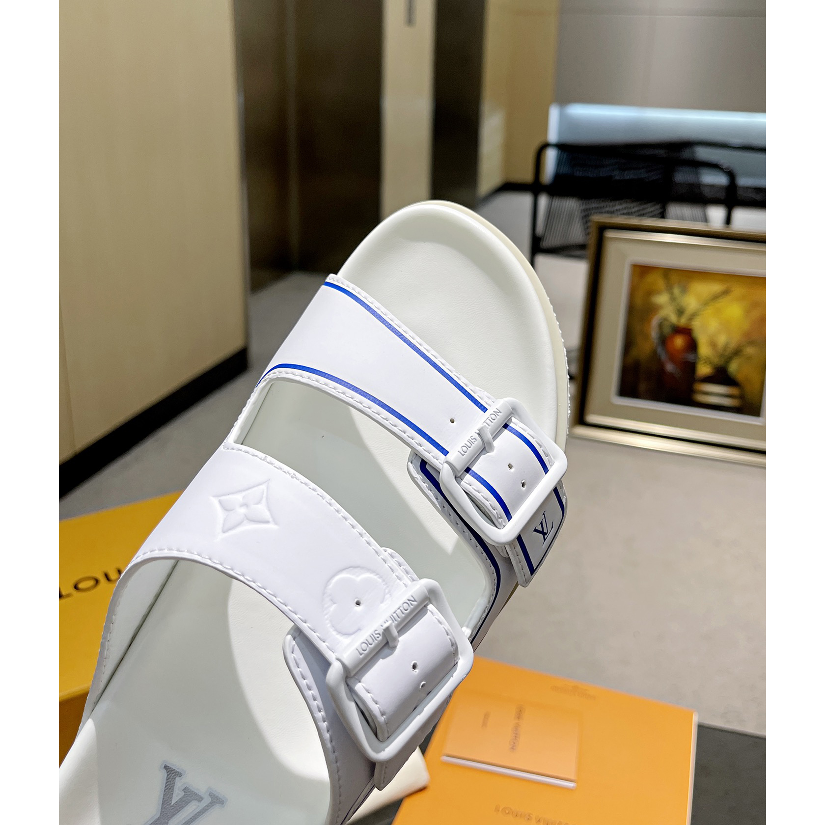 Louis Vuitton Men's Trainer Slippers - DopestKickz