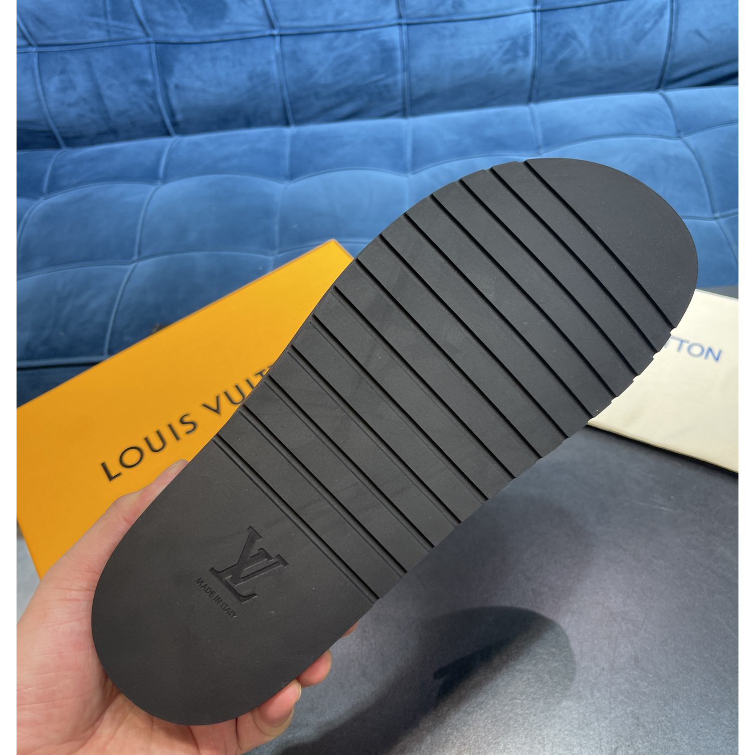 Louis Vuitton x NBA Monogram Slipper - DopestKickz