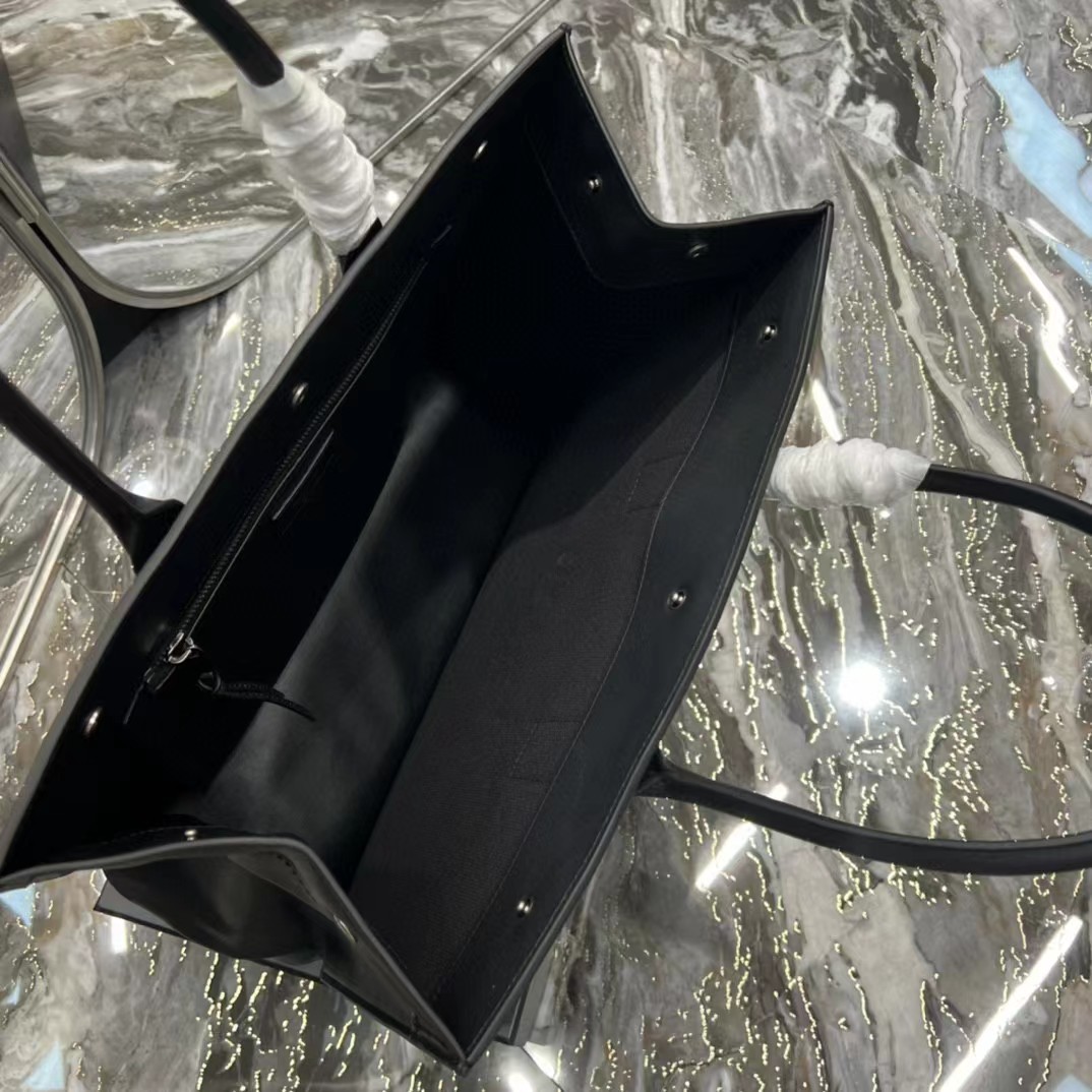 Saint Laurent Rive Gauche Small Tote Bag In Smooth Leather(39-31-18cm) - DopestKickz