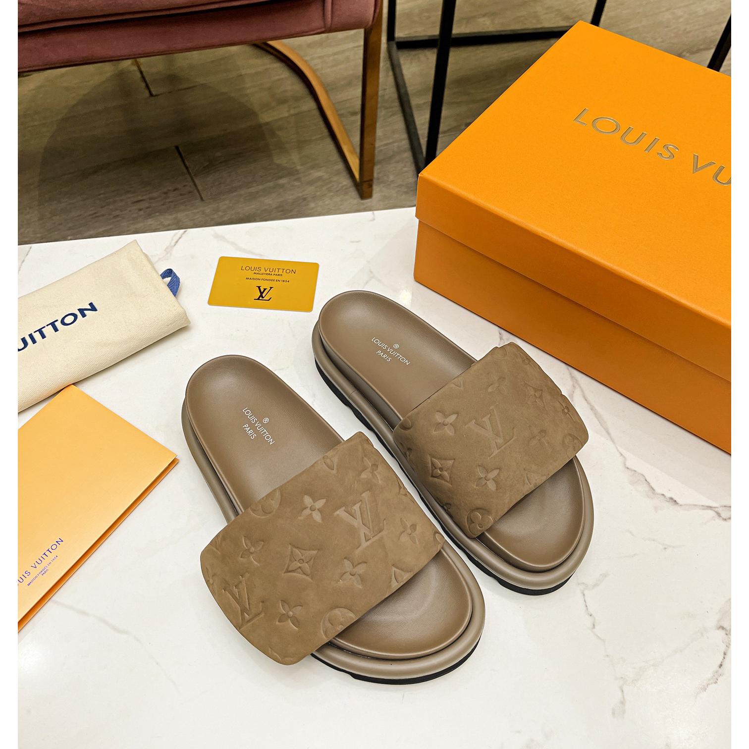 Louis Vuitton Pool Pillow Comfort Mules - DopestKickz