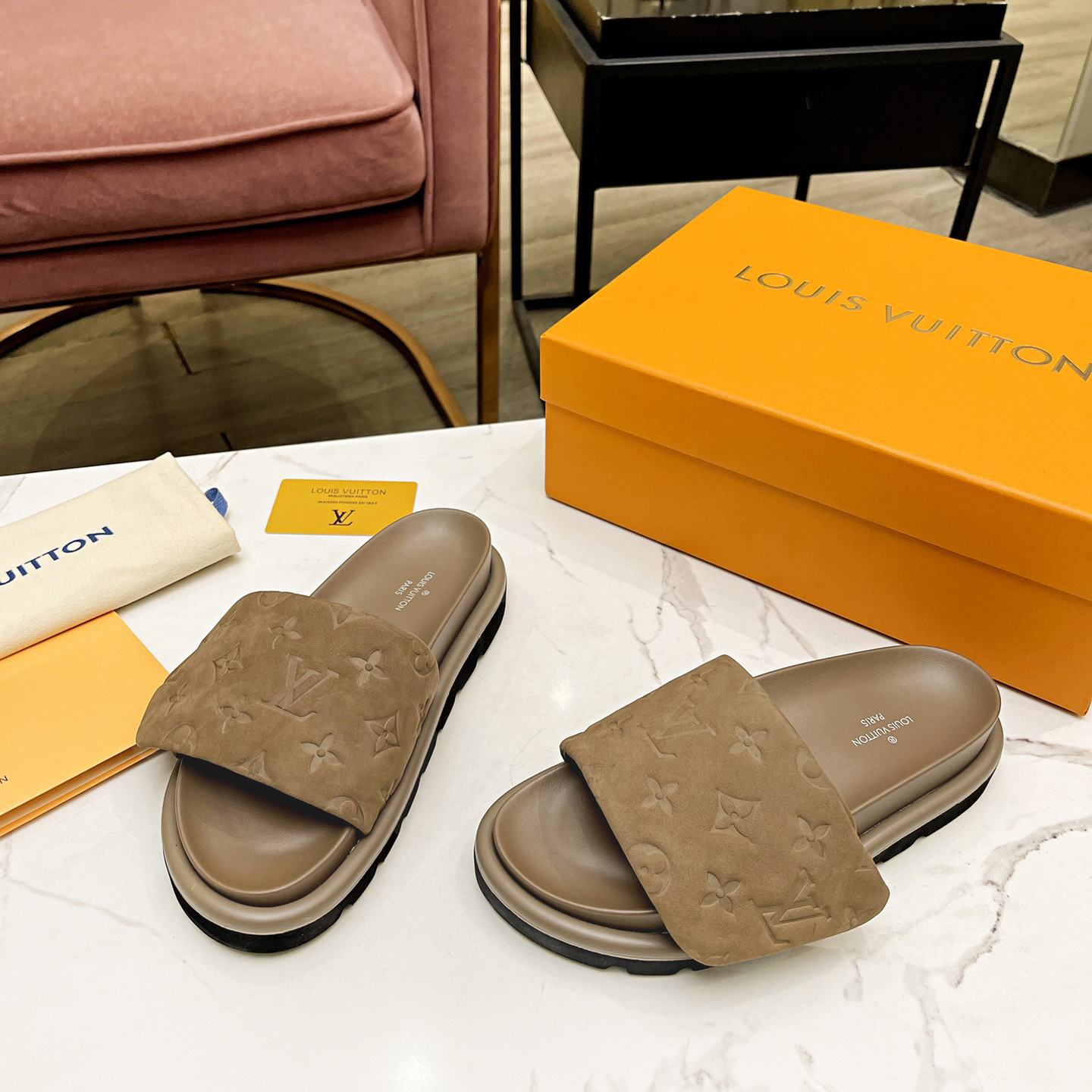 Louis Vuitton Pool Pillow Comfort Mules - DopestKickz