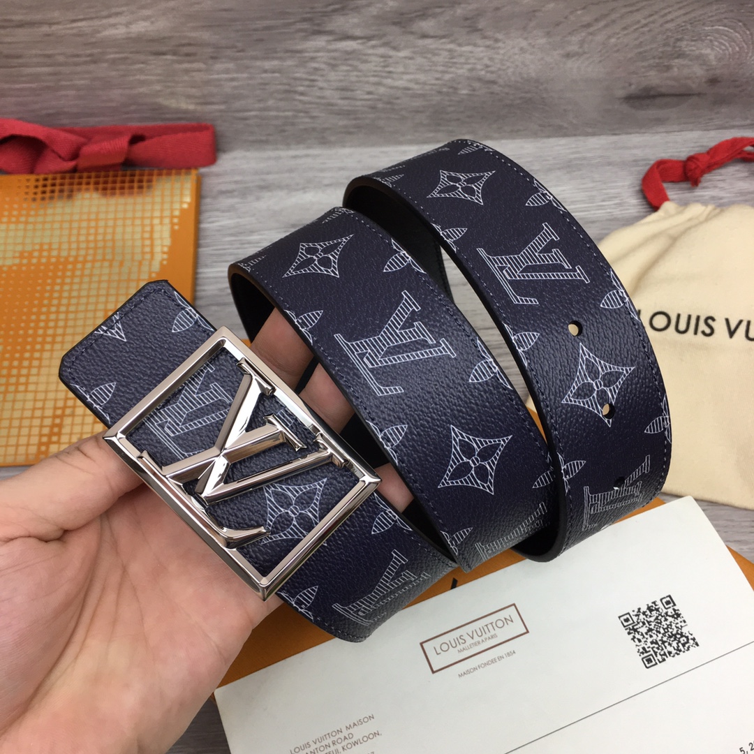 Louis Vuitton Shape 40MM Reversible Belt - DopestKickz