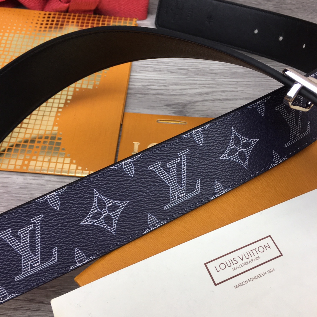 Louis Vuitton Shape 40MM Reversible Belt - DopestKickz