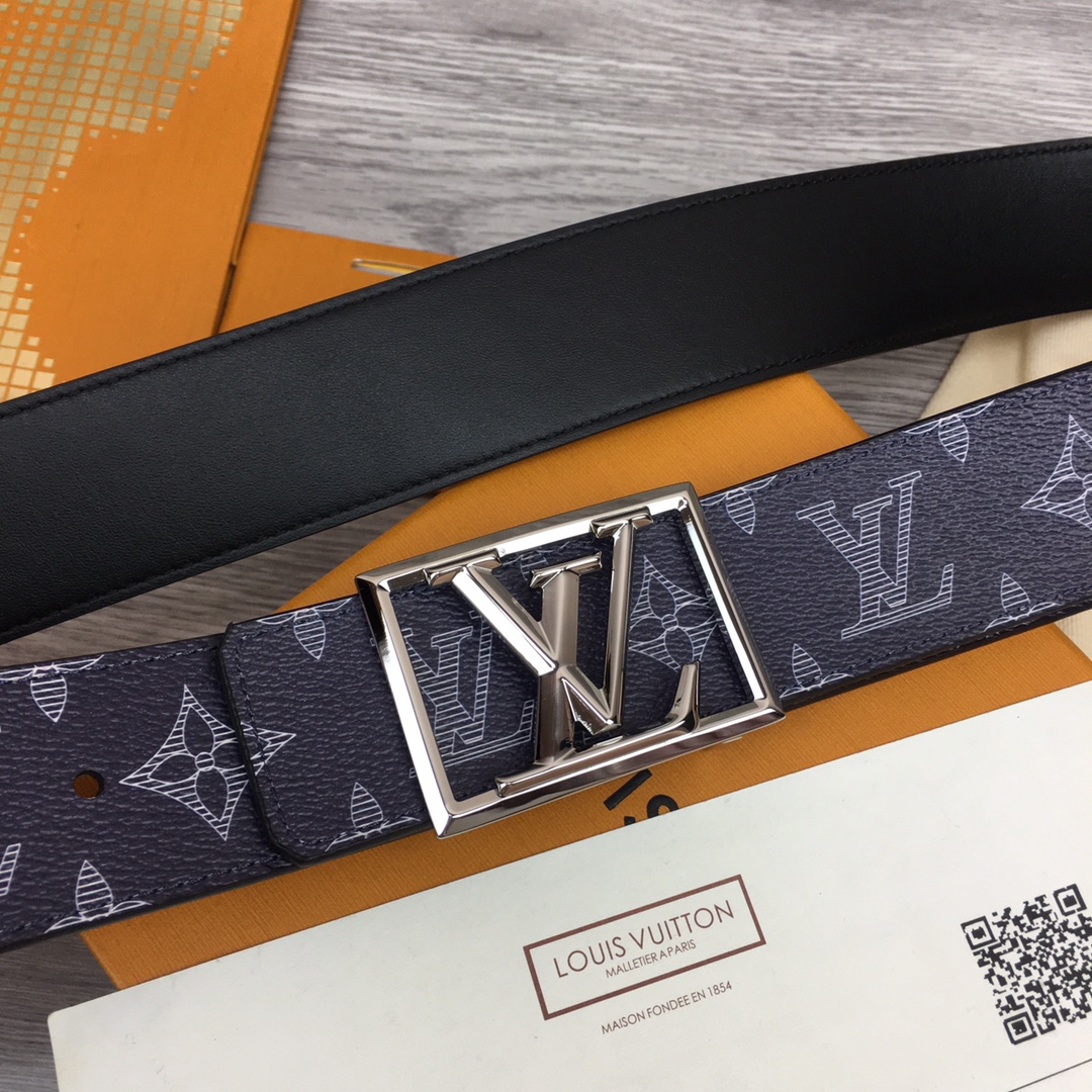 Louis Vuitton Shape 40MM Reversible Belt - DopestKickz