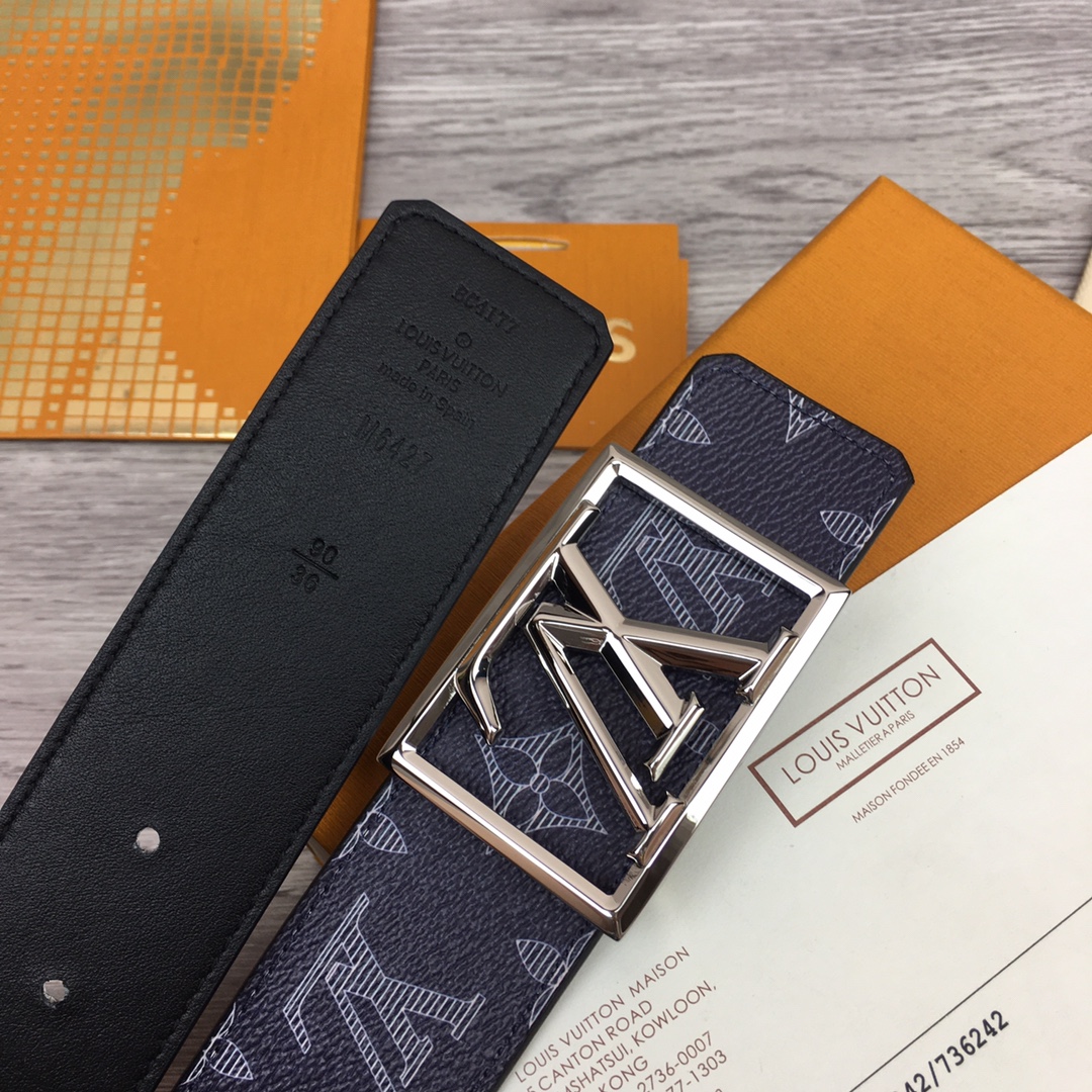 Louis Vuitton Shape 40MM Reversible Belt - DopestKickz