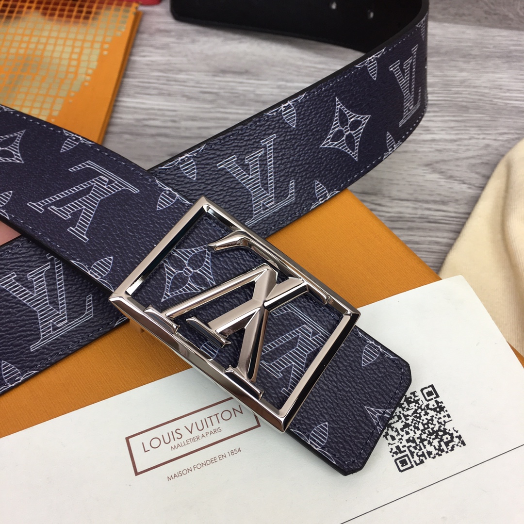 Louis Vuitton Shape 40MM Reversible Belt - DopestKickz