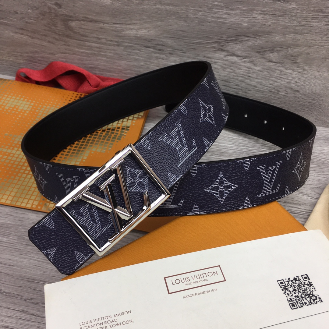Louis Vuitton Shape 40MM Reversible Belt - DopestKickz