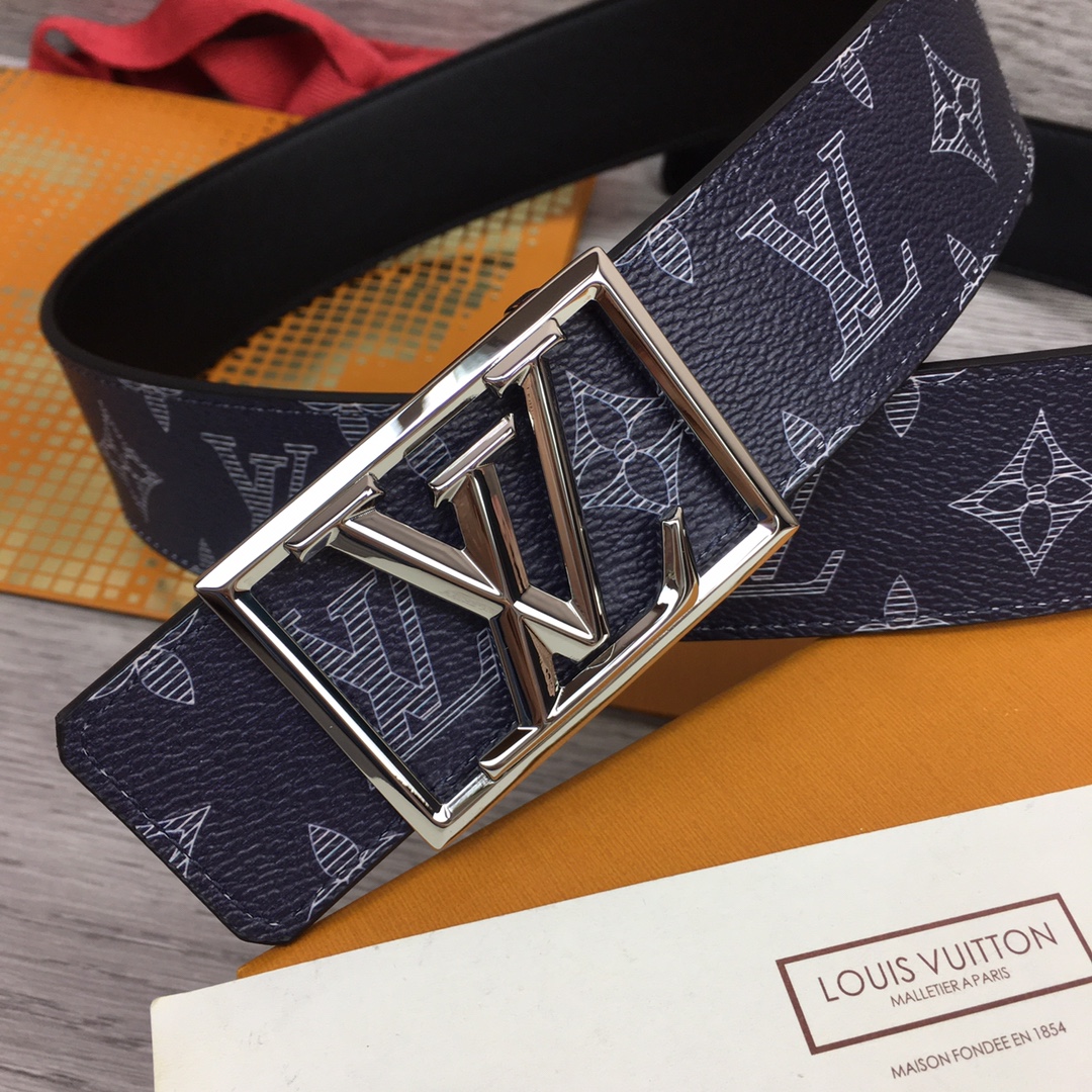Louis Vuitton Shape 40MM Reversible Belt - DopestKickz