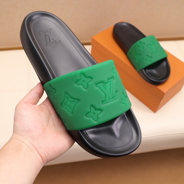 Louis Vuitton Monogram Slippers - DopestKickz
