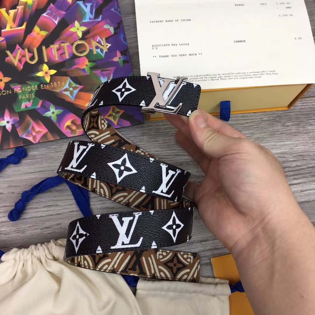 Louis Vuitton Squared Belt - DopestKickz