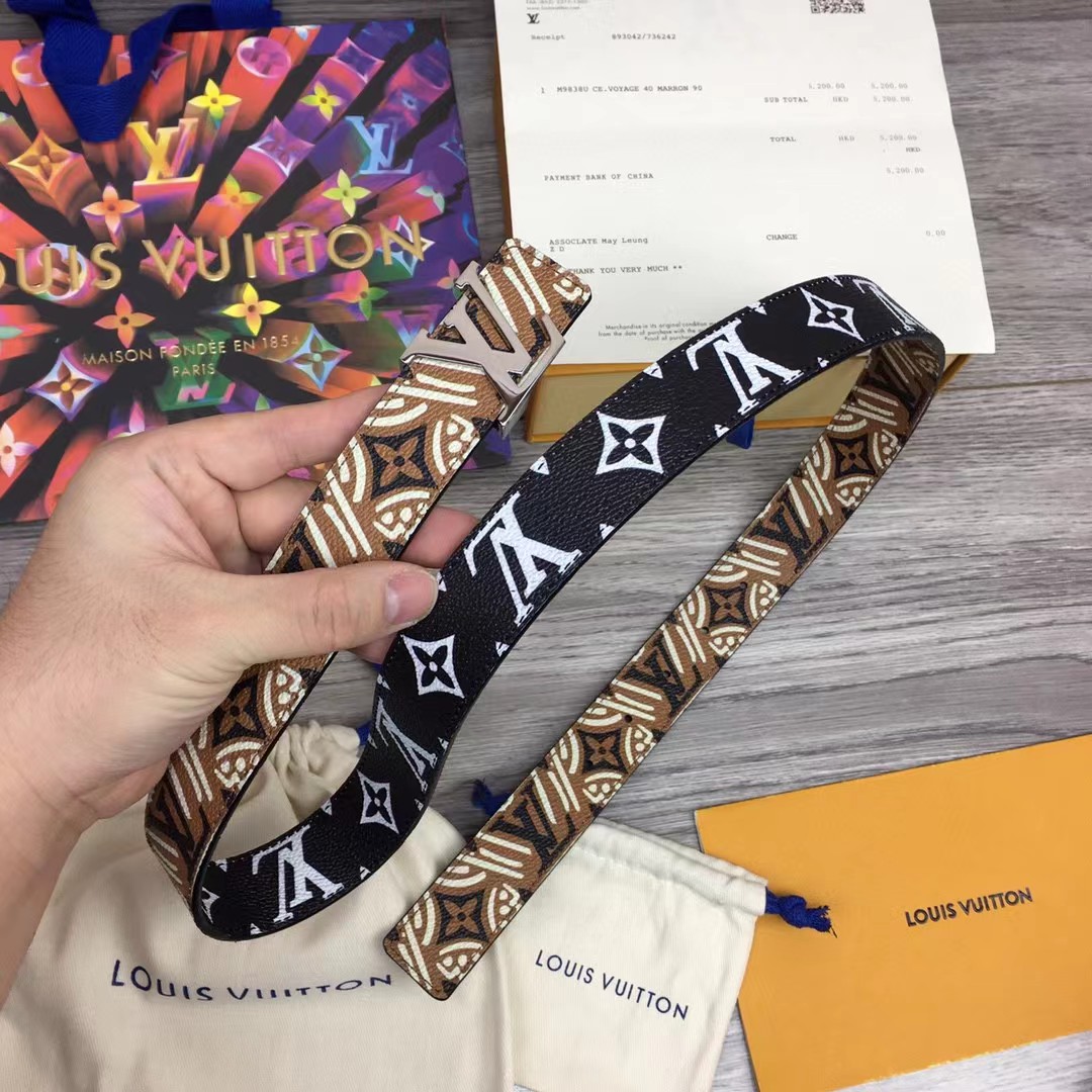 Louis Vuitton Squared Belt - DopestKickz