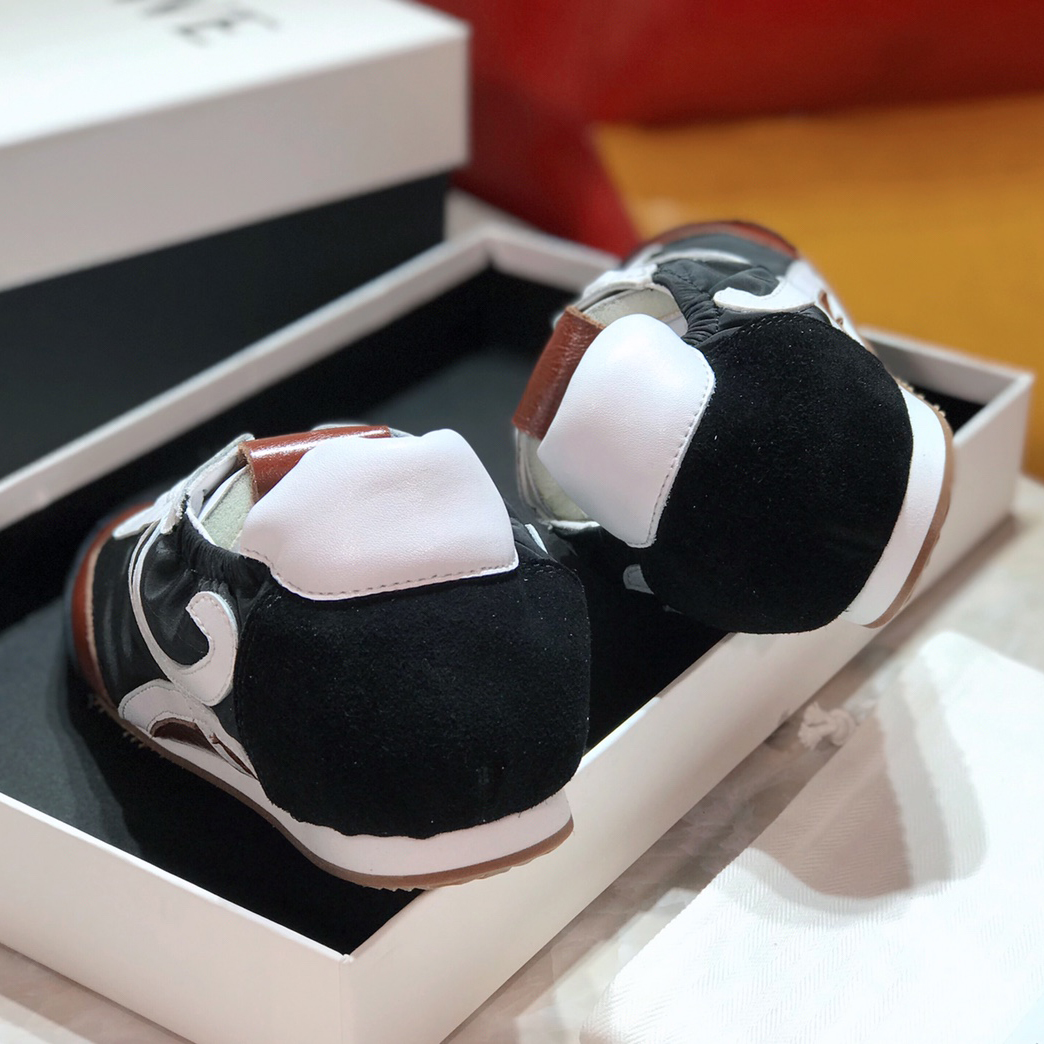 Loewe Ballet Runner In Nylon And Calfskin - DopestKickz