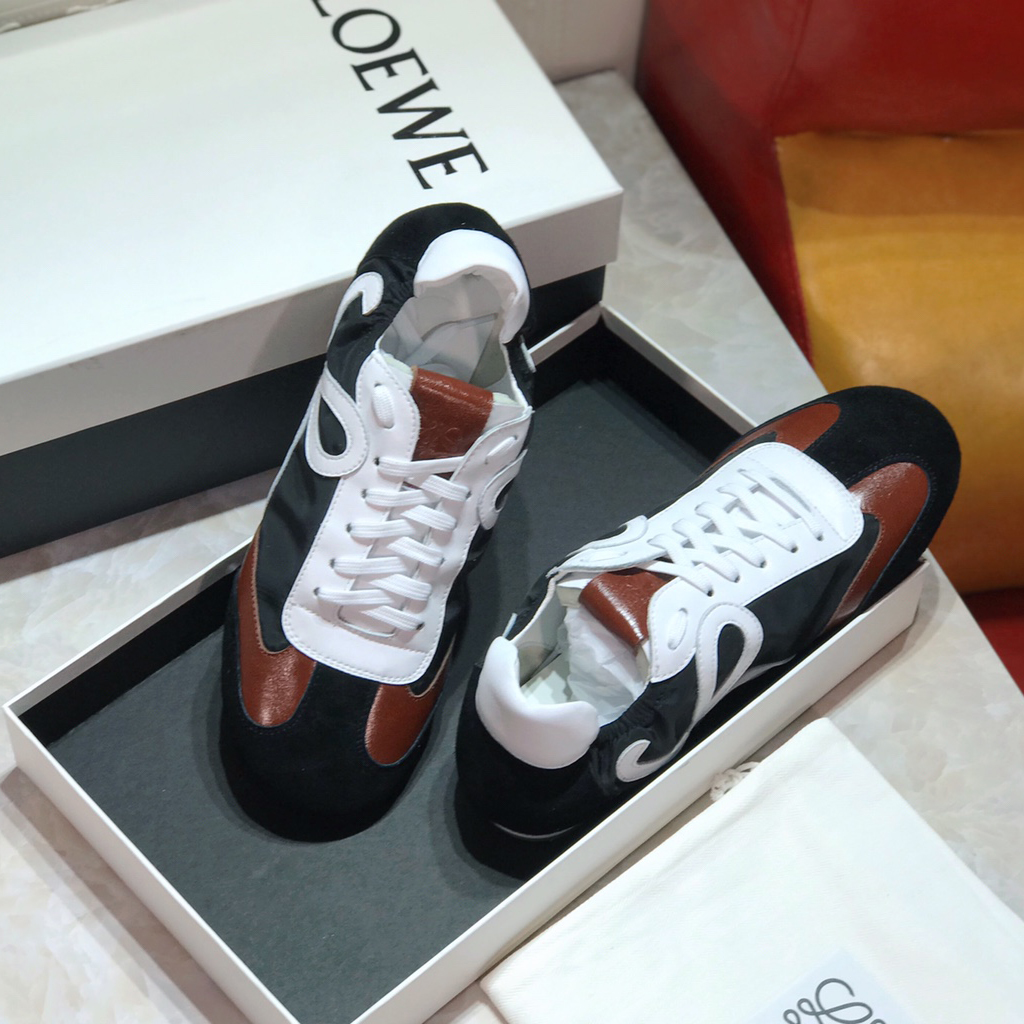 Loewe Ballet Runner In Nylon And Calfskin - DopestKickz