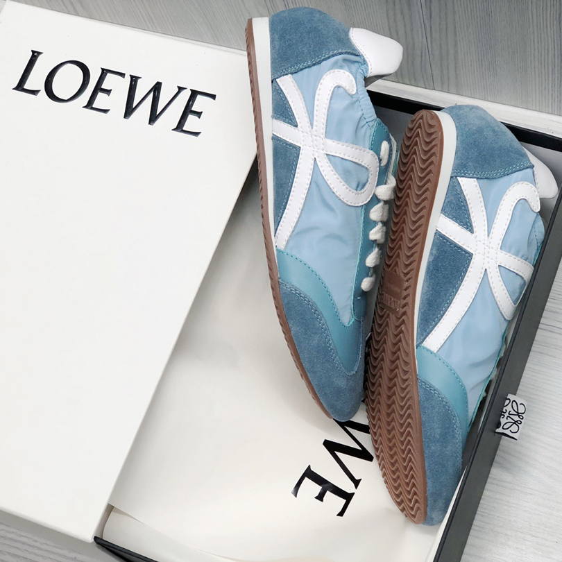 Loewe Ballet Runner In Nylon And Calfskin - DopestKickz