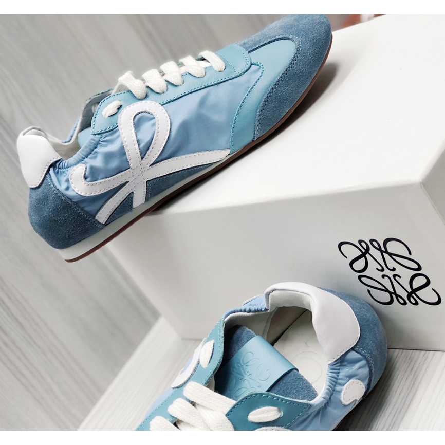 Loewe Ballet Runner In Nylon And Calfskin - DopestKickz