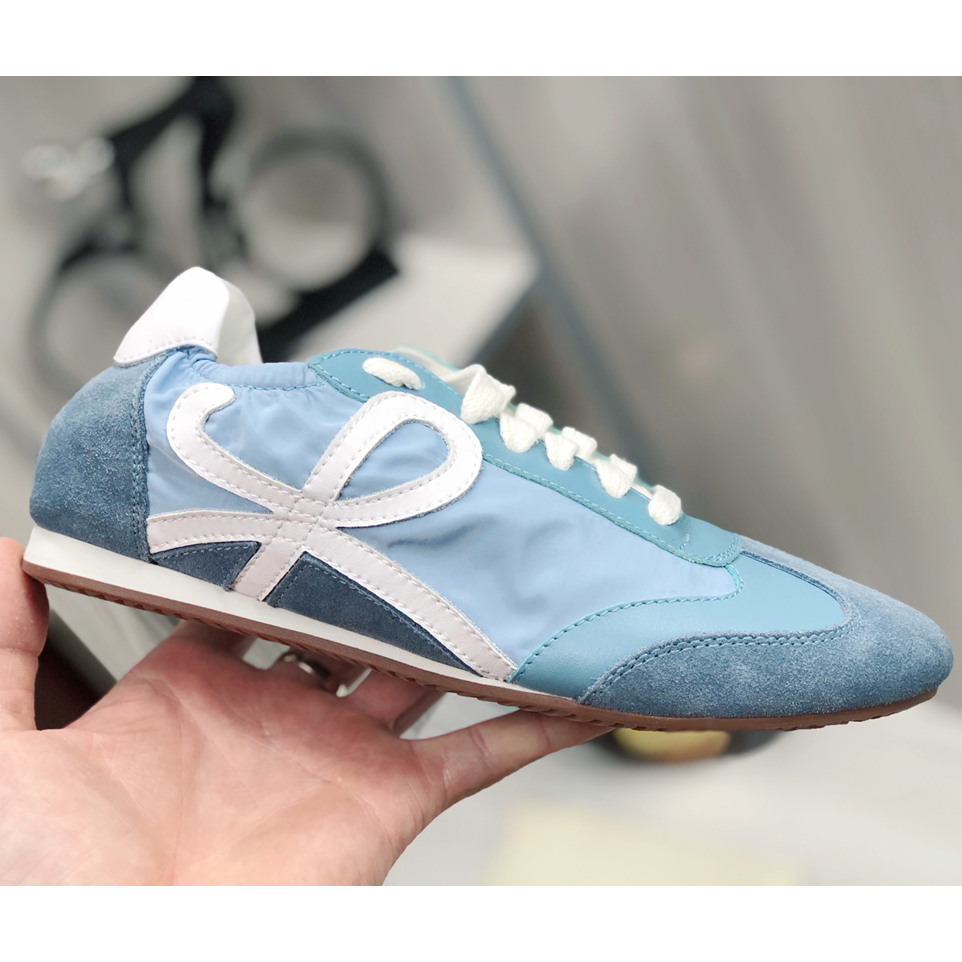 Loewe Ballet Runner In Nylon And Calfskin - DopestKickz