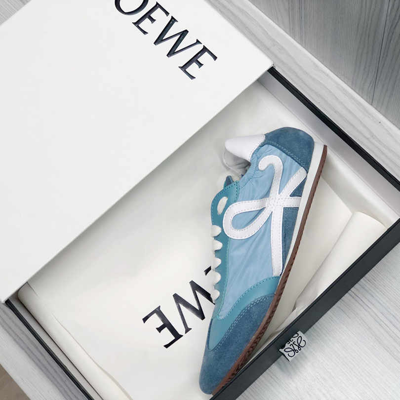 Loewe Ballet Runner In Nylon And Calfskin - DopestKickz