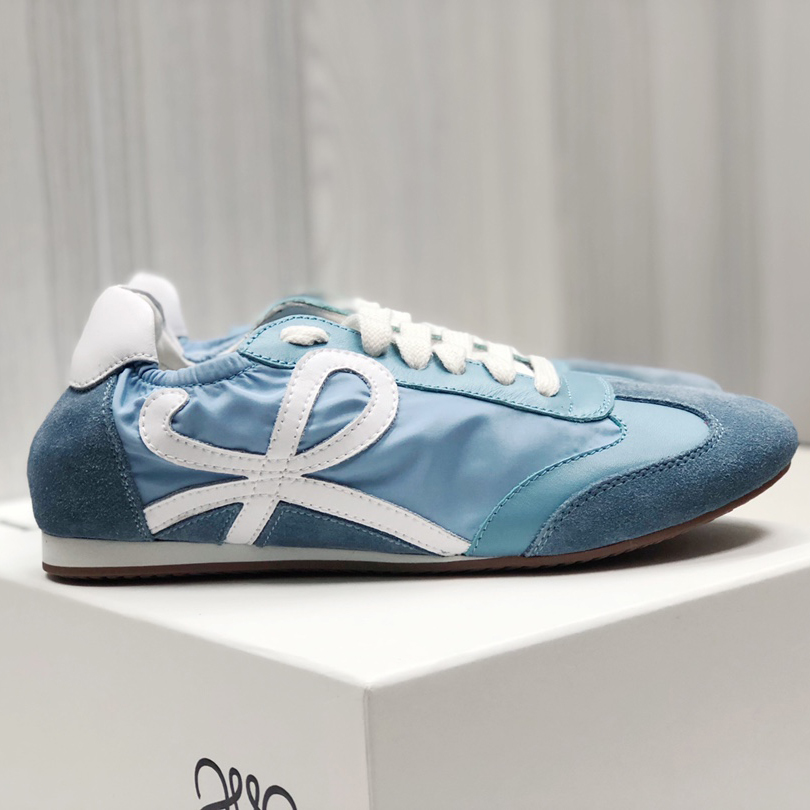 Loewe Ballet Runner In Nylon And Calfskin - DopestKickz