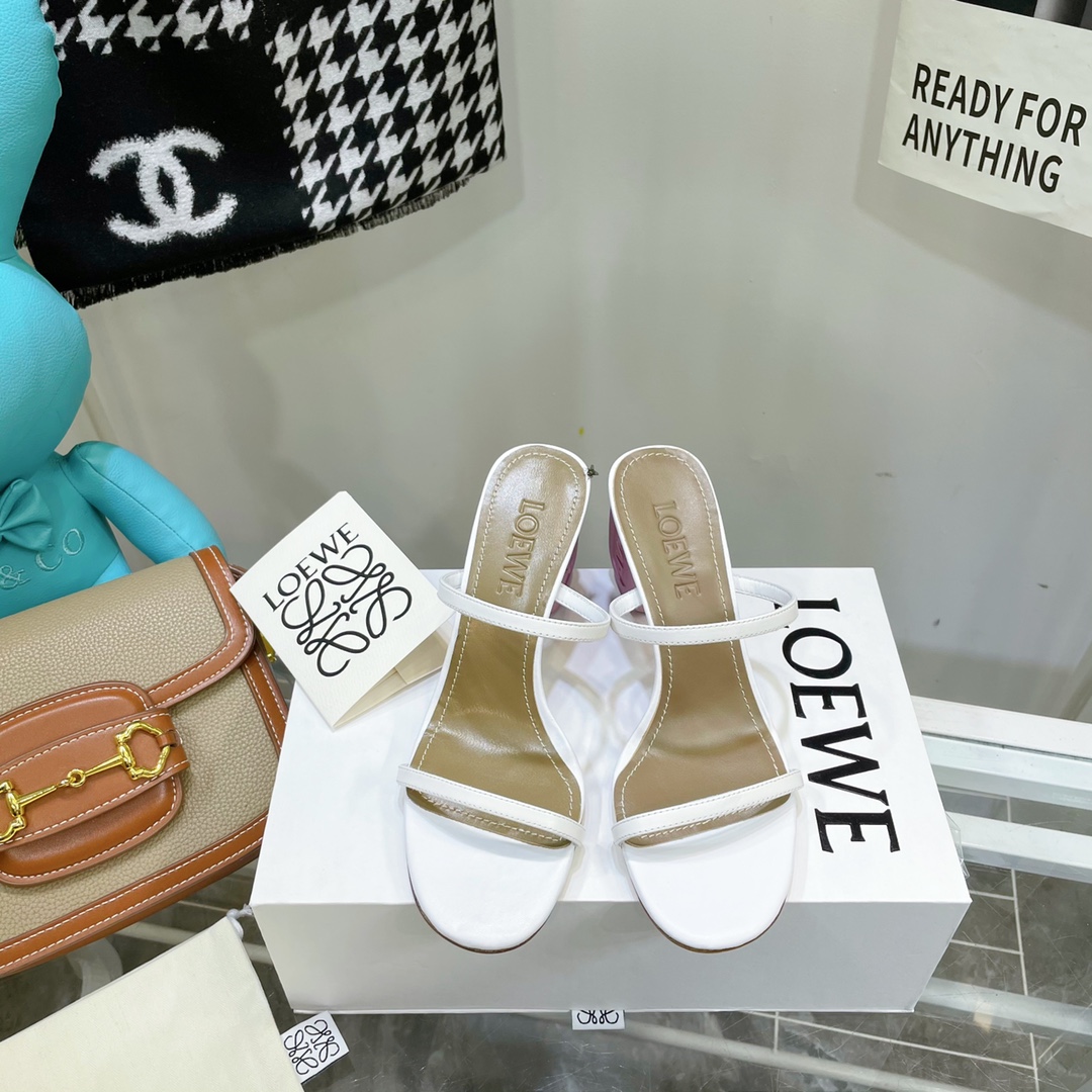 Loewe Women's High Heeled Sandals （Heel 6cm） - DopestKickz