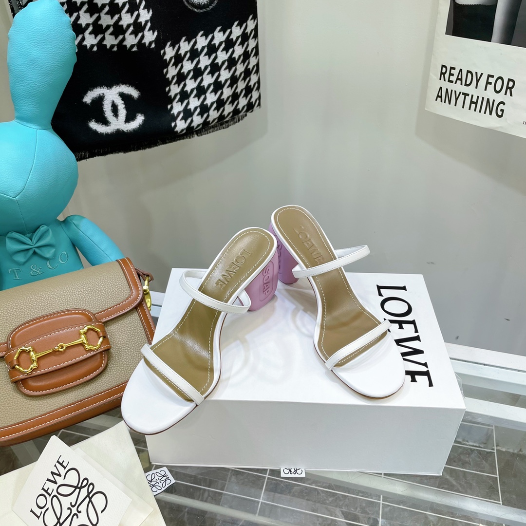 Loewe Women's High Heeled Sandals （Heel 6cm） - DopestKickz