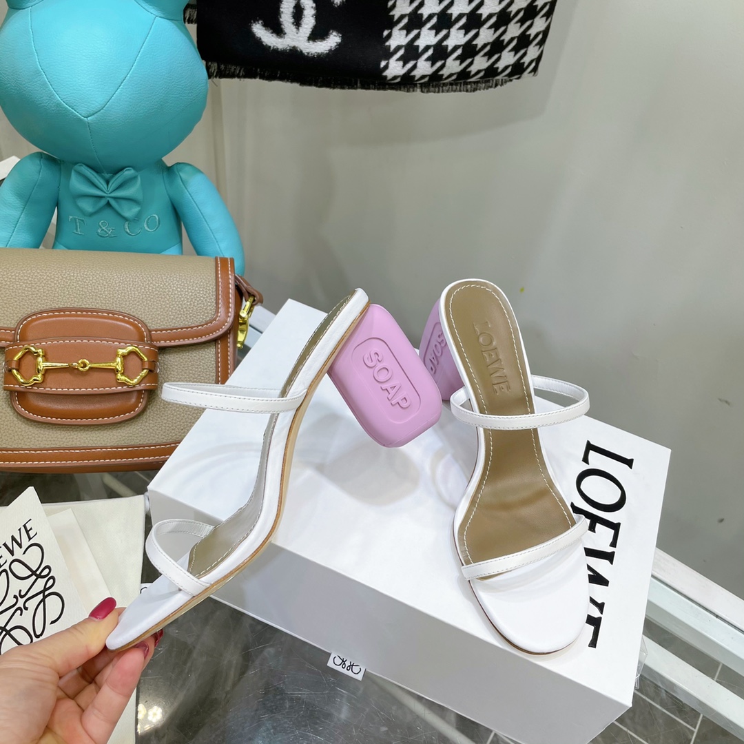 Loewe Women's High Heeled Sandals （Heel 6cm） - DopestKickz