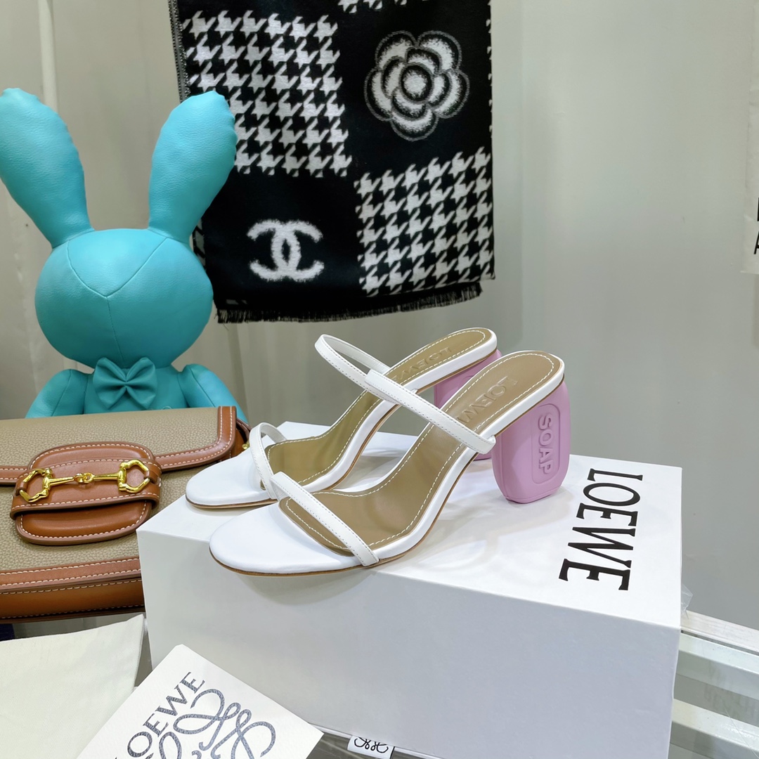 Loewe Women's High Heeled Sandals （Heel 6cm） - DopestKickz