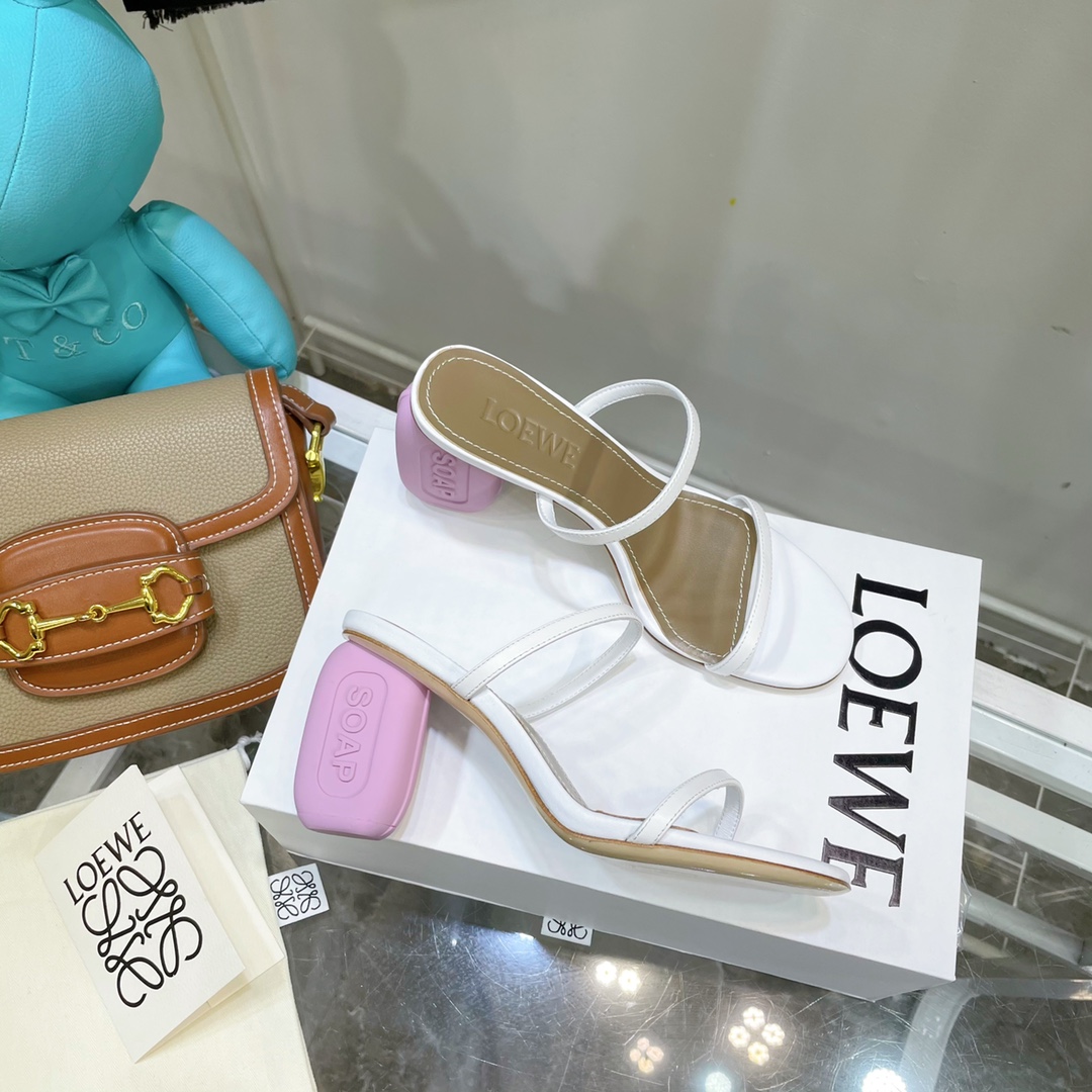 Loewe Women's High Heeled Sandals （Heel 6cm） - DopestKickz