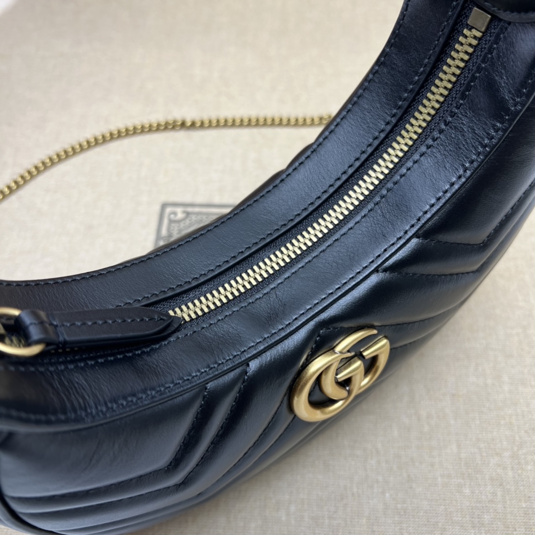 Gucci GG  Leather Handle Bag（21-11-5CM） - DopestKickz