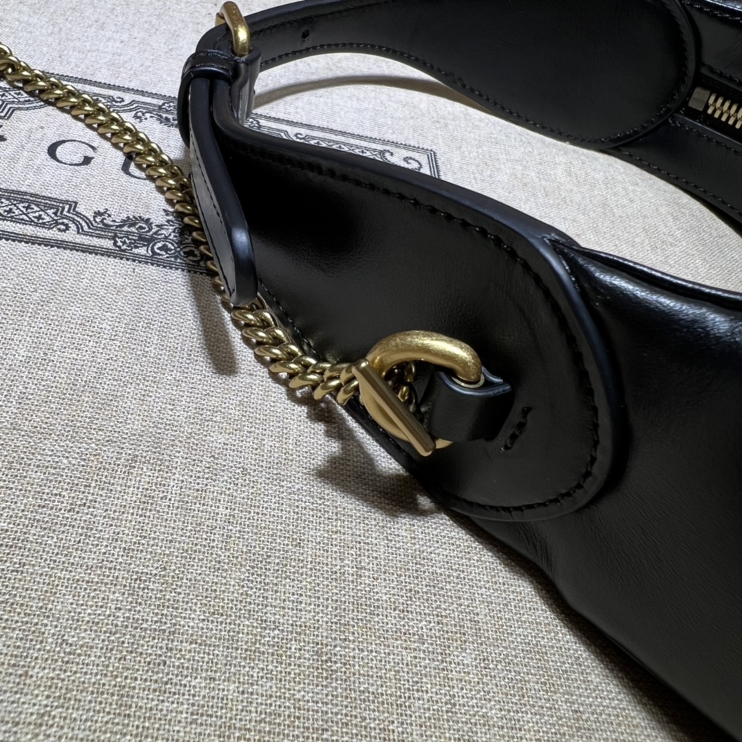 Gucci GG  Leather Handle Bag（21-11-5CM） - DopestKickz
