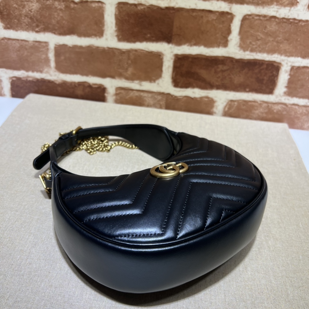 Gucci GG  Leather Handle Bag（21-11-5CM） - DopestKickz