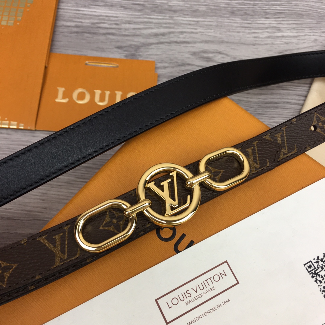Louis Vuitton Squared LV 20mm Belt - DopestKickz