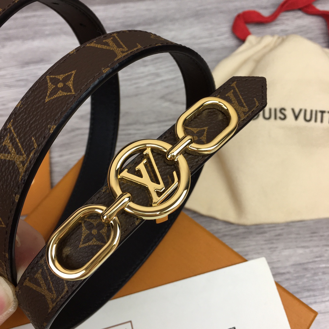 Louis Vuitton Squared LV 20mm Belt - DopestKickz
