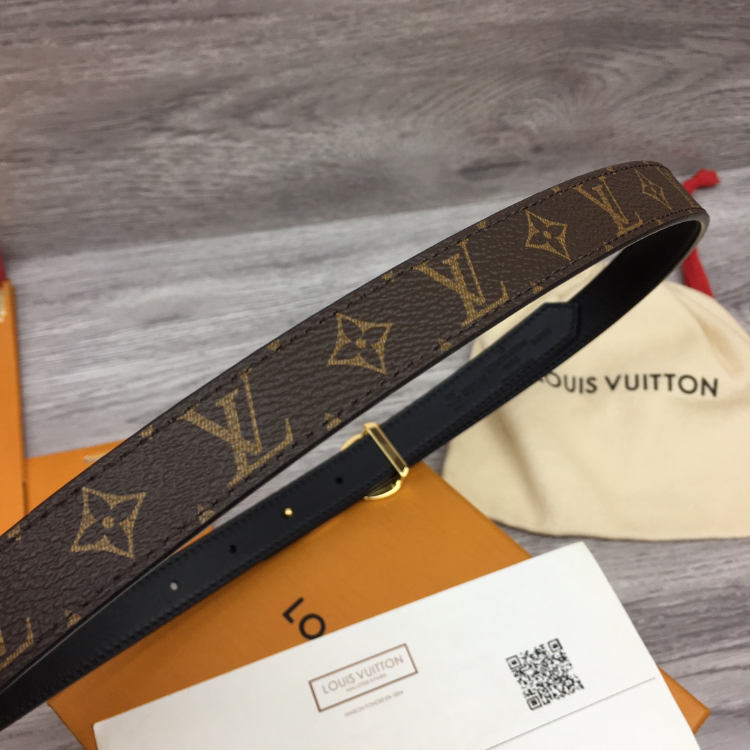 Louis Vuitton Squared LV 20mm Belt - DopestKickz