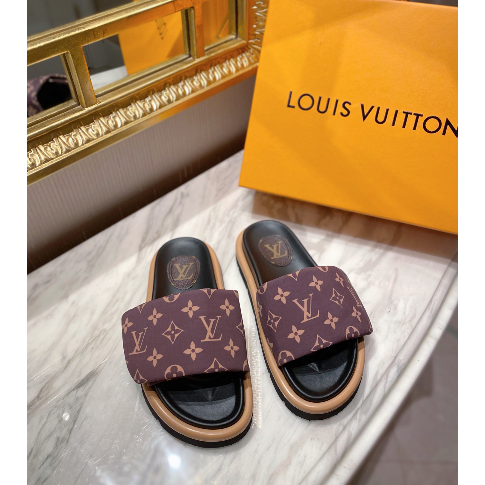 Louis Vuitton Pool Pillow Comfort Mules - DopestKickz