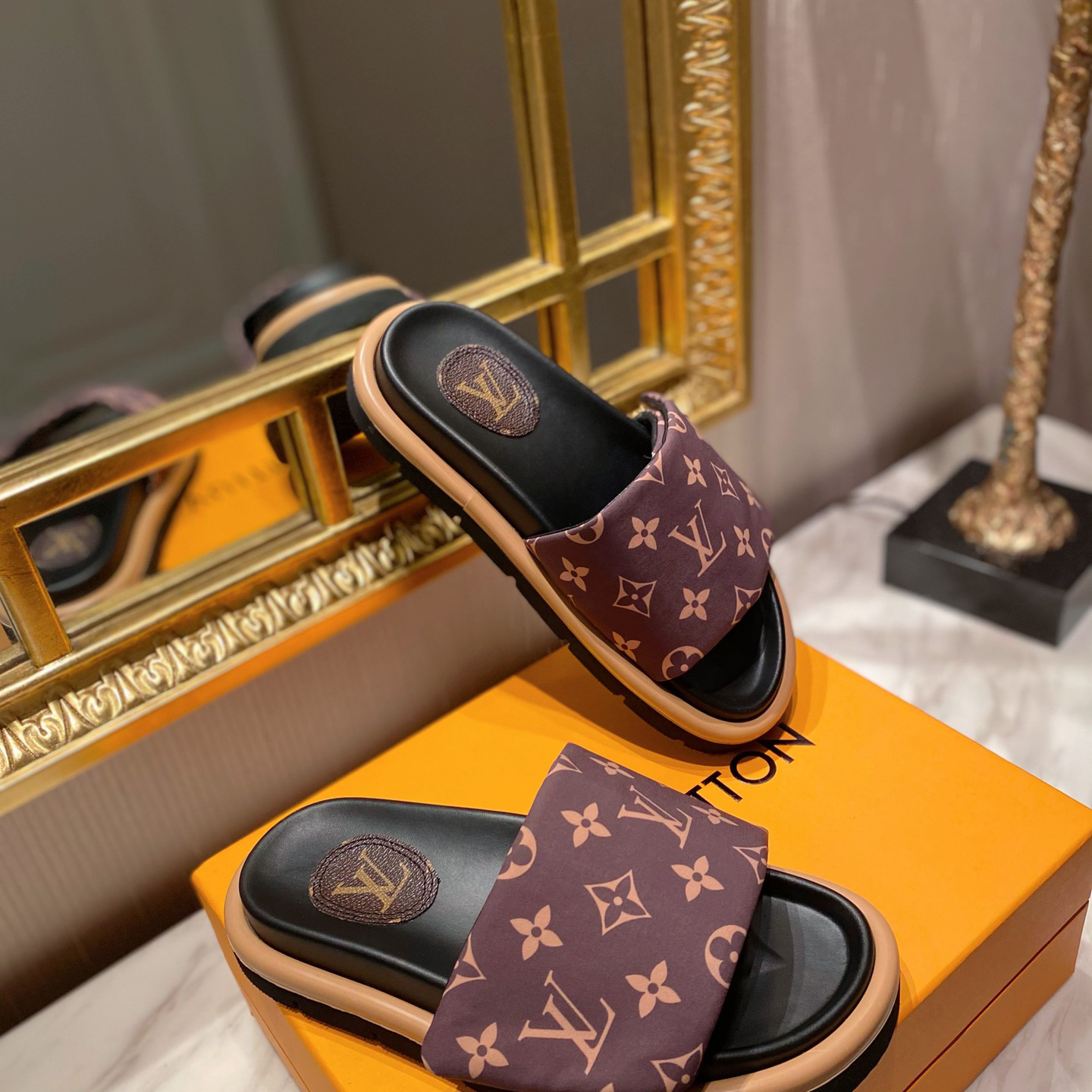 Louis Vuitton Pool Pillow Comfort Mules - DopestKickz