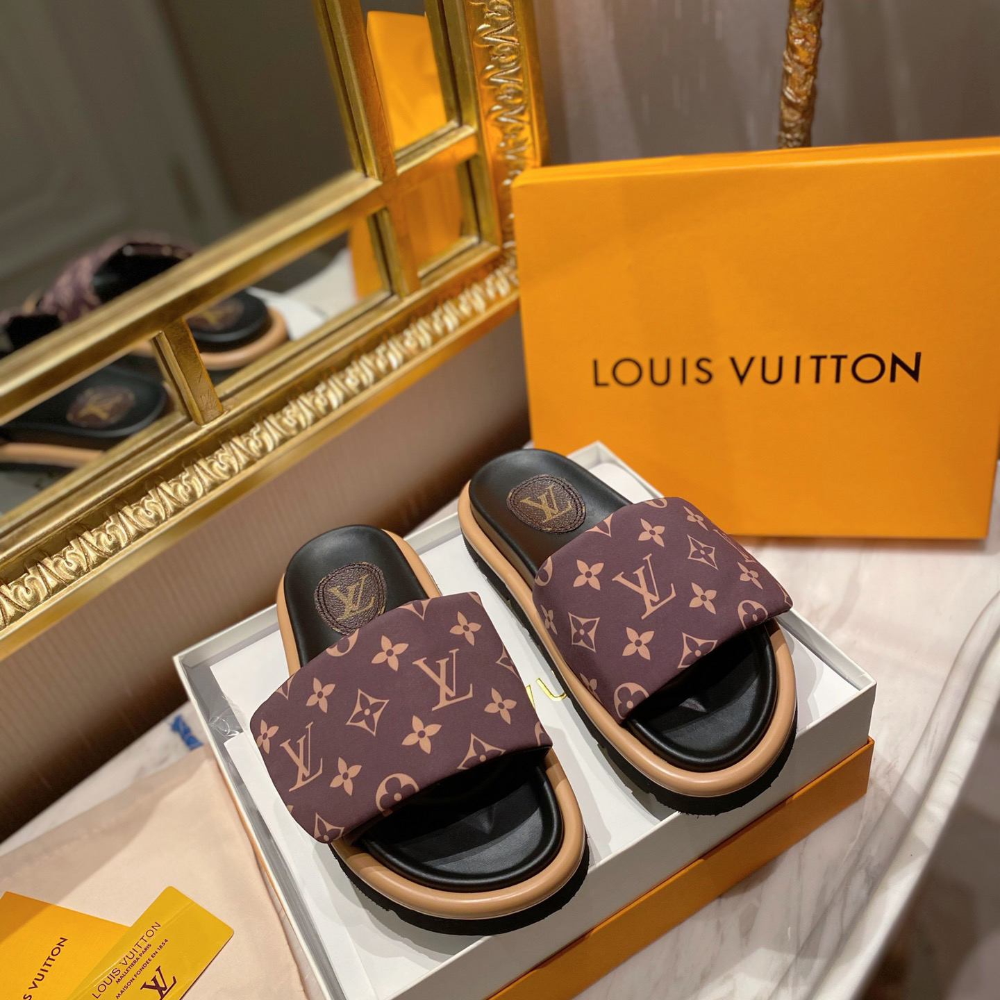 Louis Vuitton Pool Pillow Comfort Mules - DopestKickz